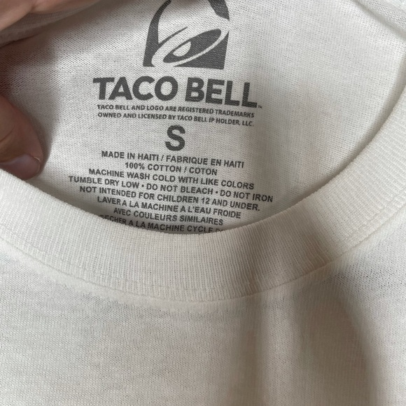 NEW Taco Bell Graphic Tee Short Sleeve, Size Small - Picture 4 of 5